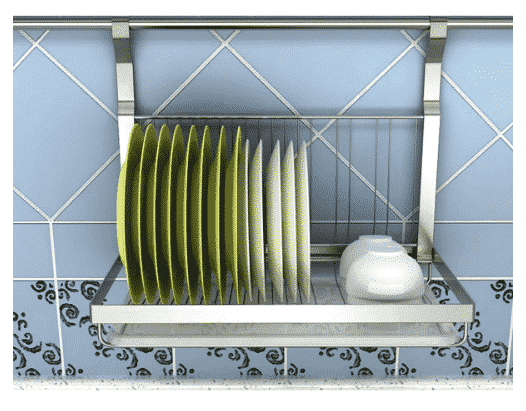 Escurridor De Vajilla Colgante Platos Inoxidable