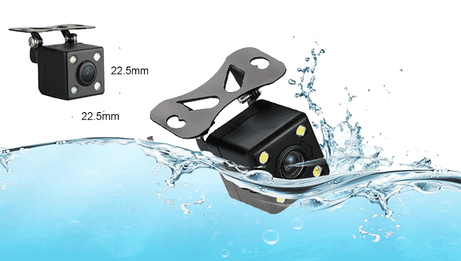 Cámara De Auto Triple Cabina Frente Y Reversa Fullhd Camara 10