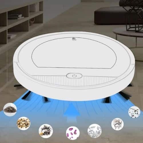 Aspiradora Trapeadora Robot Purare Smart 3 En 1 Luces Uv