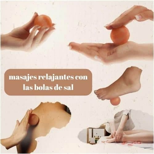 Lámpara Sal Himalaya Con 5 Bolas Dimmer - Decoración Natural 2