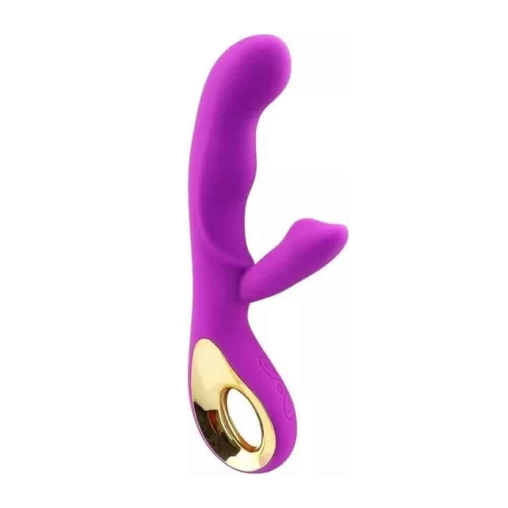 Masturbador Consolador Recargable Punto G Vibrador 2 Motores
