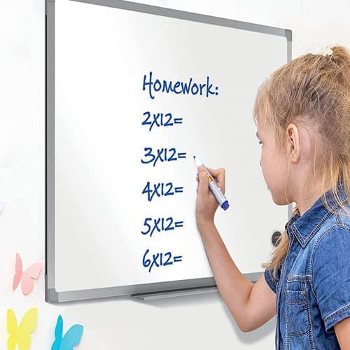 Pizarra Doble Cara 60 X 90 Galvanizada Para Oficina Y Estudio