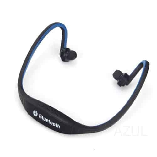 Auricular Bluetooth Radio Fm Sd Azul