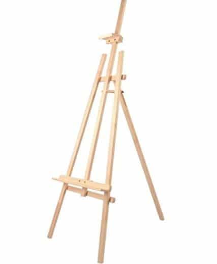 Atril Caballete Pintor Cuadro Madera Pino 170 Ctm Ideal Para Artistas