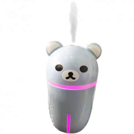 Humificador Vaporizador Portatil Oso Casa Niños Led Usb