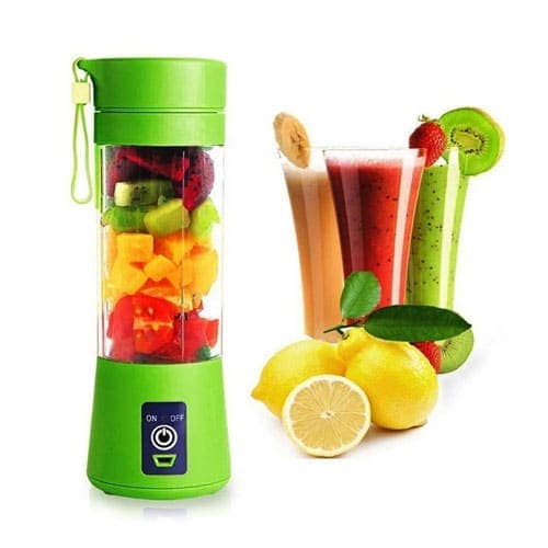 Licuadora Recargable Usb Portátil Doble Cuchilla