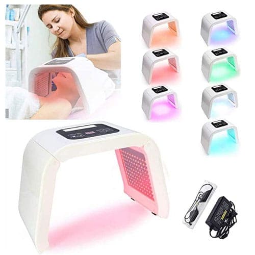 Cabina Tratamiento Luz Facial 7 Led Colores Fototerapia Rejuvenece