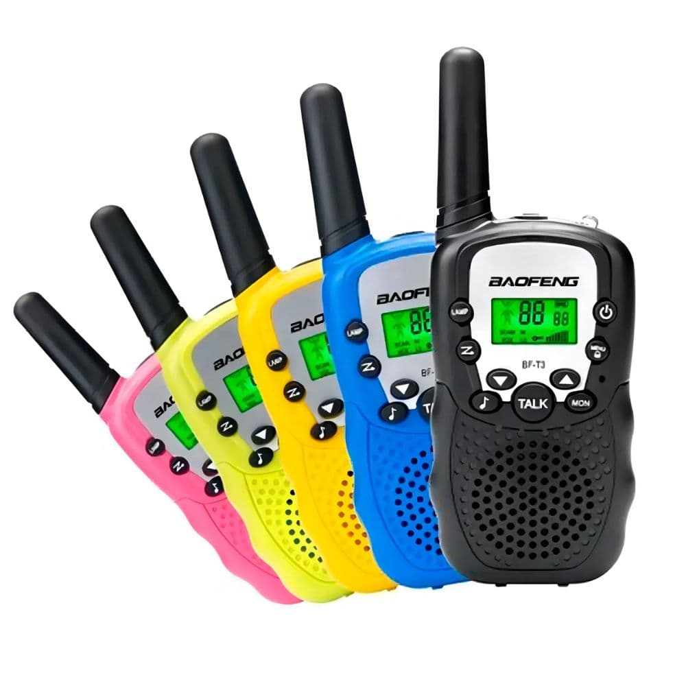 Walkie Talkie Handy 22 Canales Baofeng Kit 2 Para Niños Y Adultos