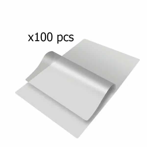 Hoja Para Plastificar Tamaño Carta A4 X 100 - Ideal Para Oficina