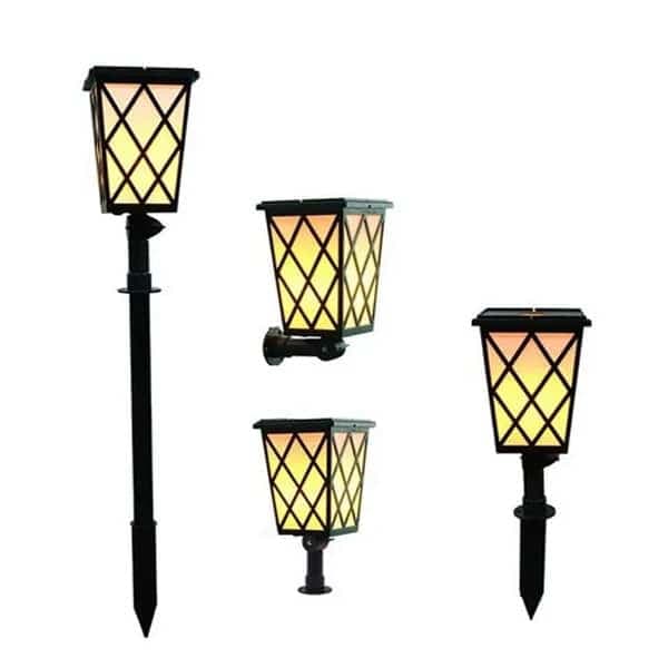 Foco Solar Led Para Jardin Exterior 75cm 10w Con Pincho