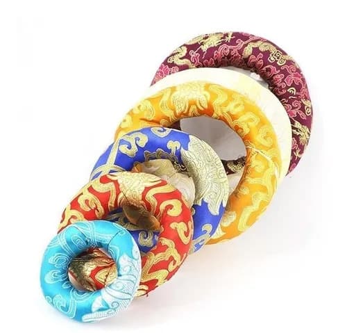 Almohadilla Cuenco Soporte Cojín Tibetano Meditacion Chakras