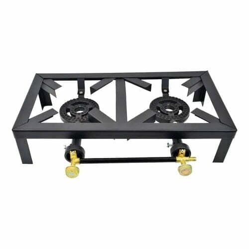 Anafe Cocina Quemador A Gas Dos Hornallas Portátil Para Cocinar