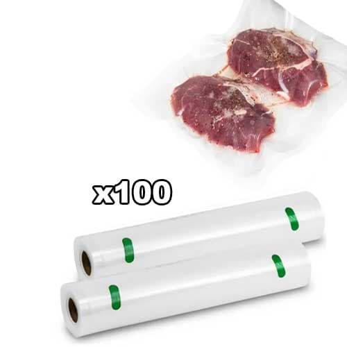 100 Bolsas Para Envasadora Al Vacio 7x12 cm