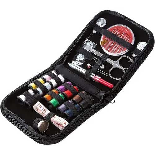 Costurero Completo Set Modista Costura 14 Rollos 27 Piezas