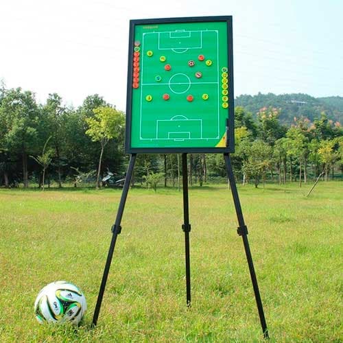 Pizarra Magnética Futbol Pizarra Táctica Con Trípode Entrenamiento Con Piezas Magnéticas Y Borrador