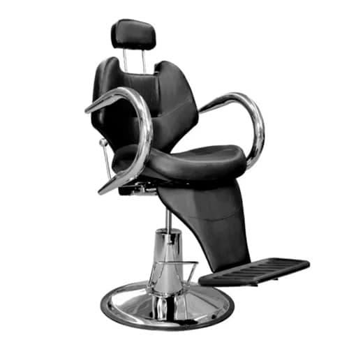 Sillon Silla Peluqueria Reclinable Negro Hidráulico