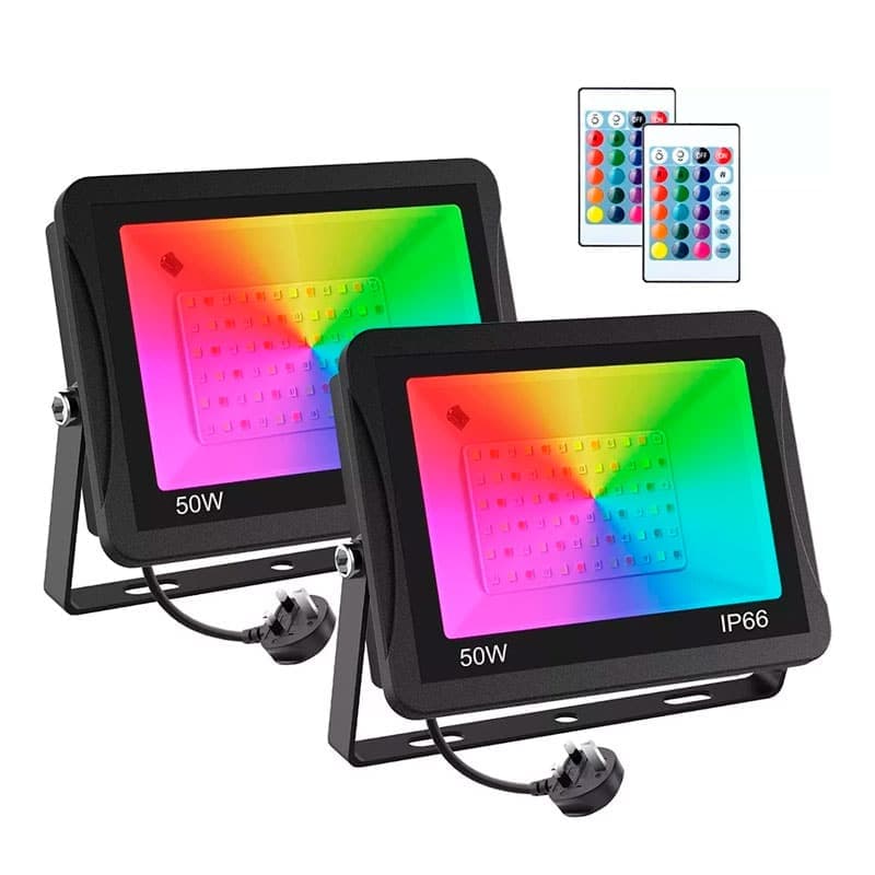 Foco Luz Led 220v Exterior Rgb Smart App Con Control Remoto