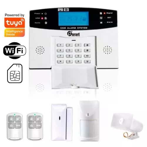 Kit Alarma Casa Comercio Wifi Gsm App Tuya Smart