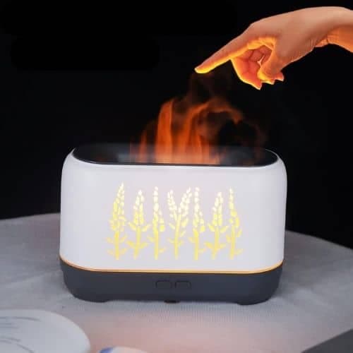 Humidificador 200ml Difusor Efecto LLama Aromatizador