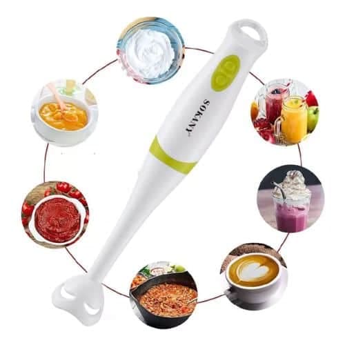 Mixer Procesador de Mano 2 Niveles, 400W Compacto y Versátil