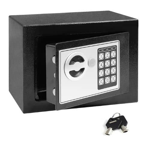 Caja Fuerte Cofre De Seguridad Electronico Con Llave y Codigo