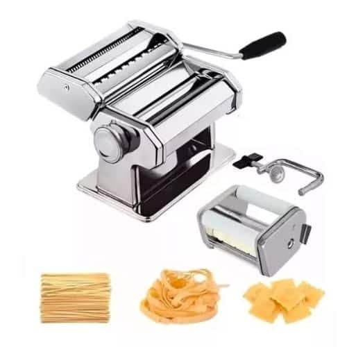 Máquina Para Pasta Ravioles Y Tallarines Manual Acero Inoxidable