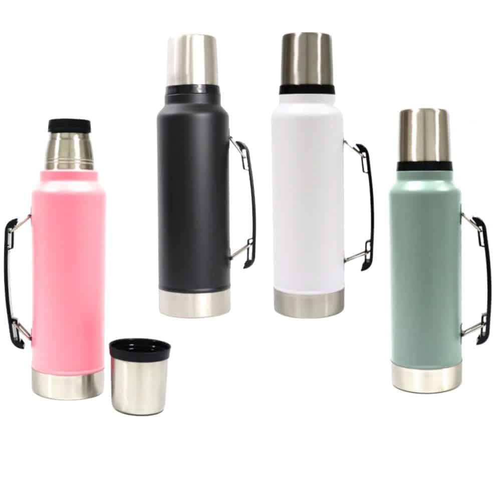 Termo Con Asa Acero Inoxidable 1.3Lts Aislante