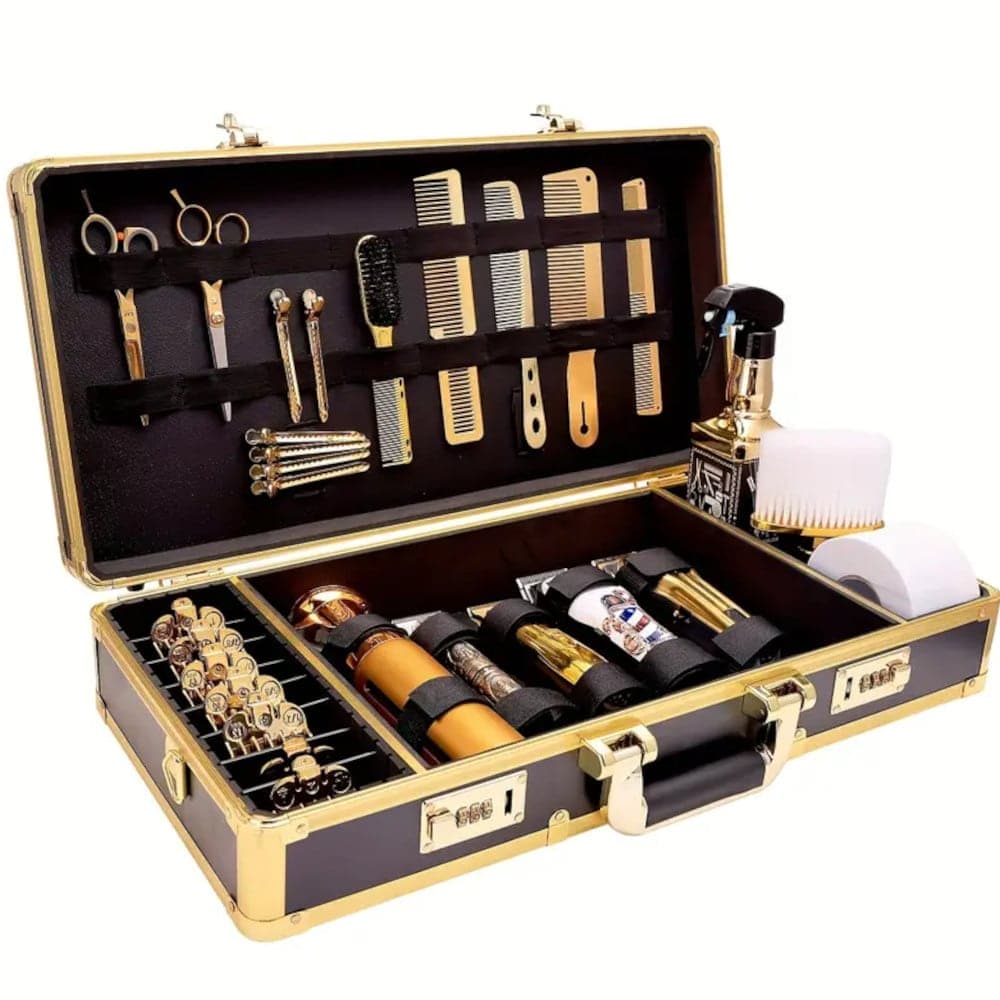 Valija para Peluquero/Barbero con Contraseña de Metal