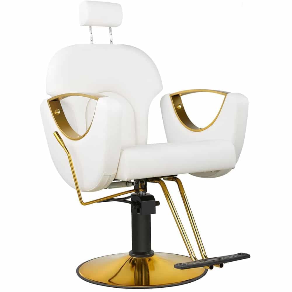 Sillón Para Peluqueria Barberia Altura Ajustable Reclinable