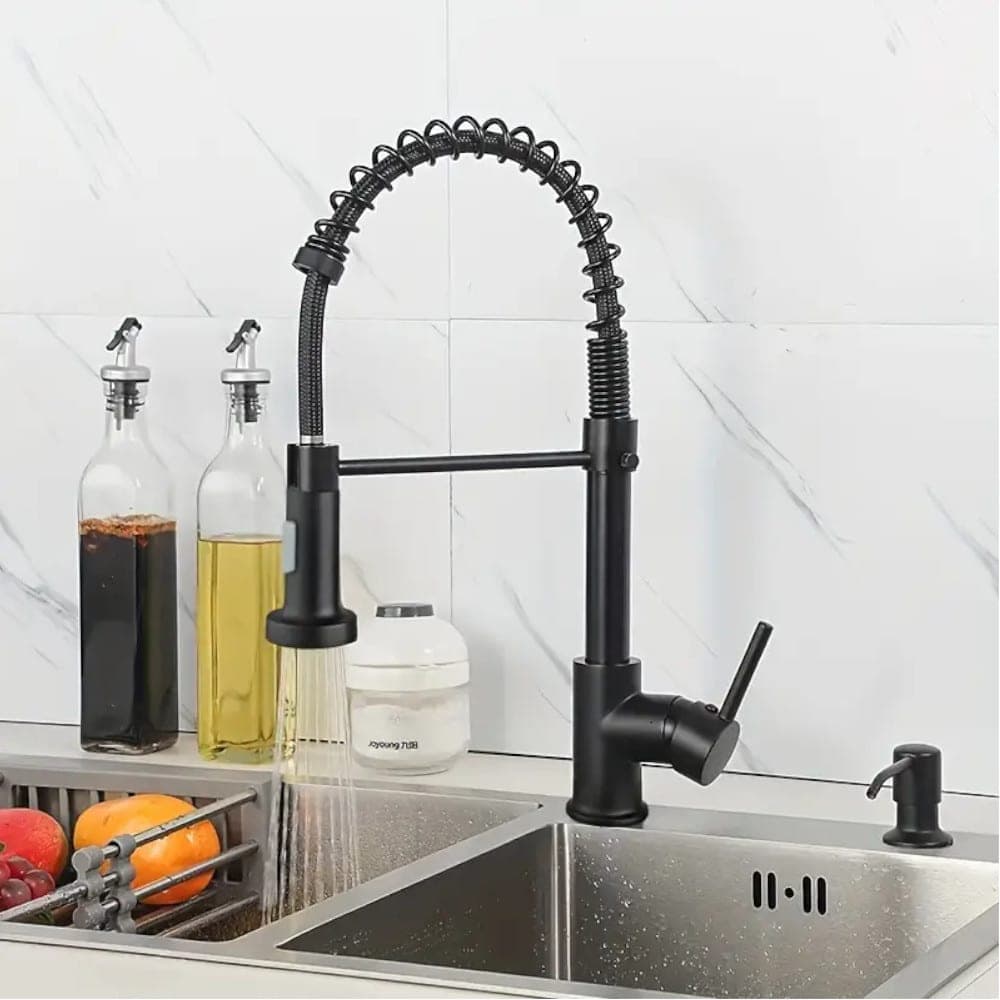 Grifo Monocomando 360º Para Cocina Baño Acero Inoxidable