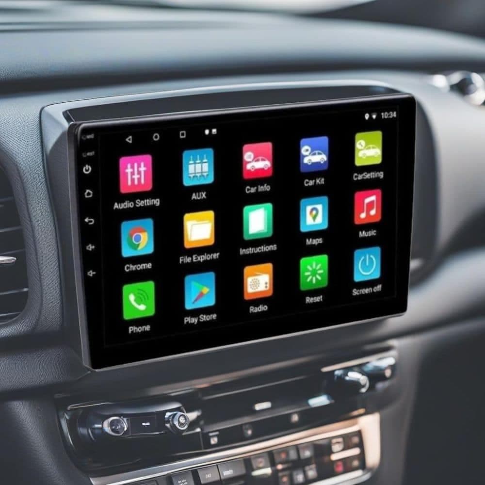 Radio Pantalla Para auto de 9" Cámara Trasera Car Play Android Auto