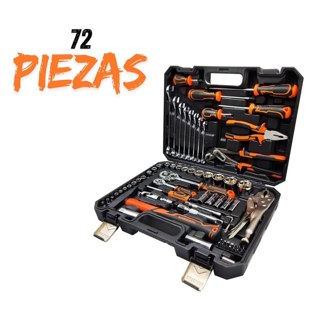Caja Valija De Herramientas 72 Piezas Para Todos Tus Proyectos