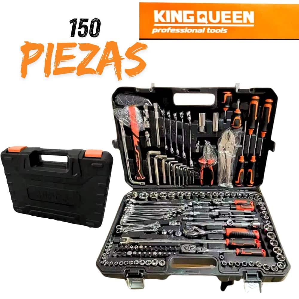 Kit Set Herramientas 150 Piezas Combinadas Caja Completa