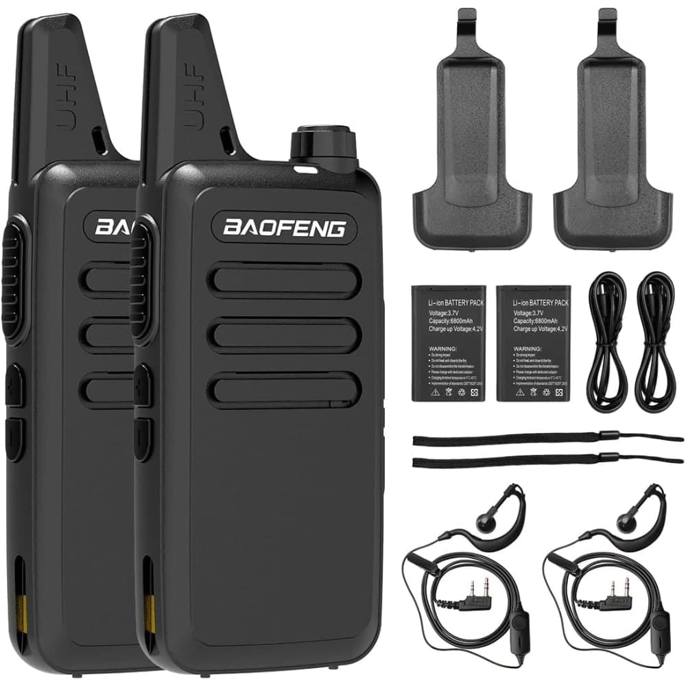 Set Walkie Talkie Handy Boafeng R7 16CH Recargable