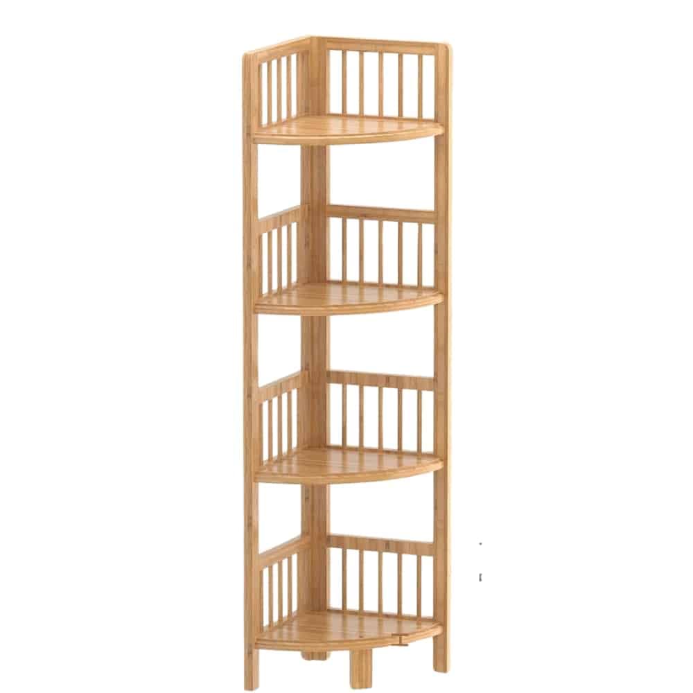 Mueble Esquinero en Bambu 5 Estantes Ecologico