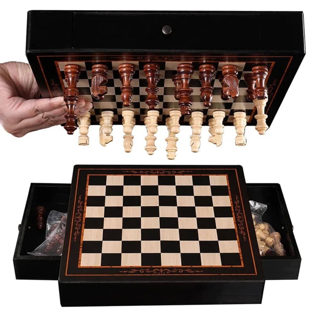 Juego de Ajedrez Magnetico De Mesa 30 x 30cm