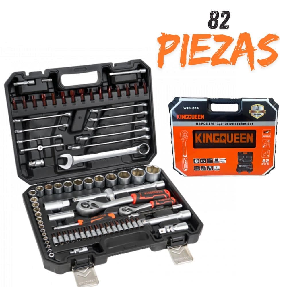 Set De Herramientas 82 Piezas Valija Rigida