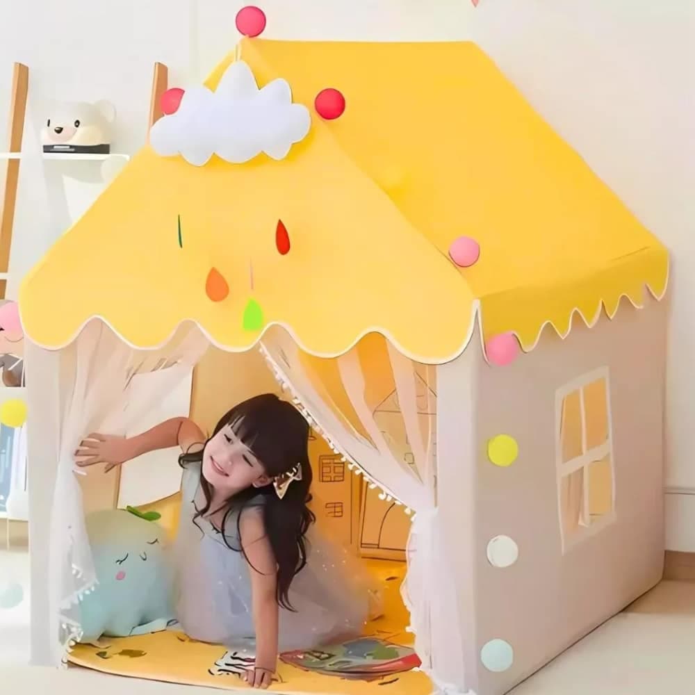 Carpa Tipo Casa Infantil 130cm Desmontable
