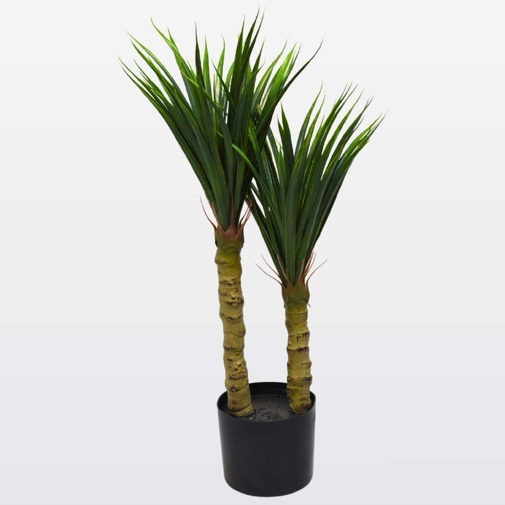 Planta Artificial Tropical Tipo Dracaena Draco 70cm Realista