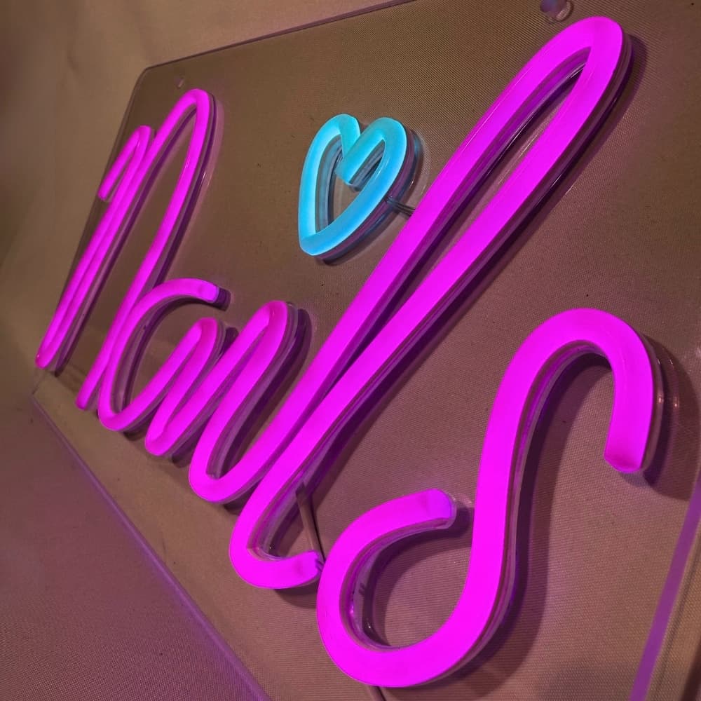 Cartel Luminoso NEON en Acrilico 40cm 2