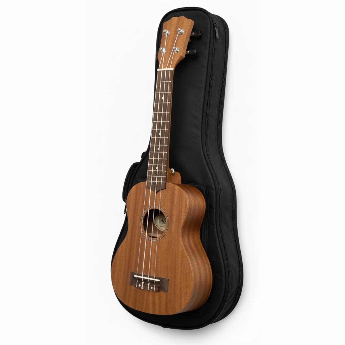 Ukelele Soprano 21 Pulgadas Madera Con Estuche De Regalo 54 color MARRON