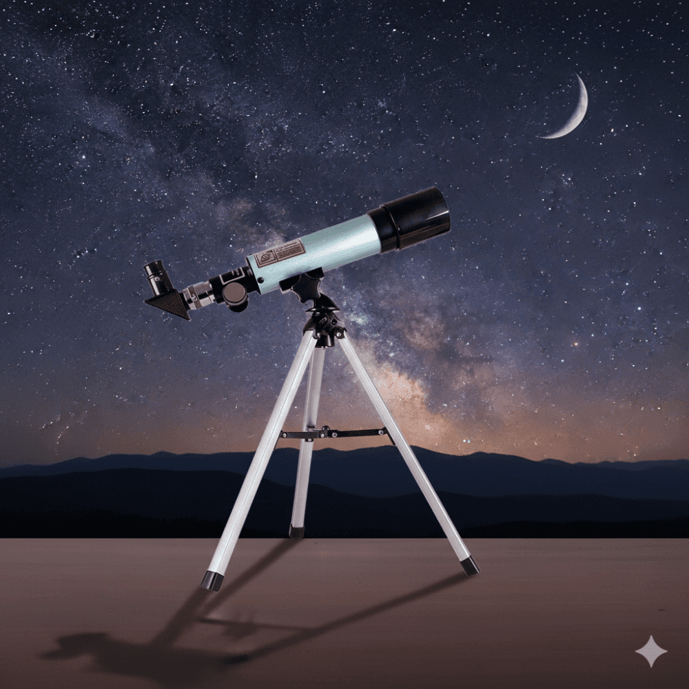 Telescopio Astronómico Con Tripode Ideal Para Niños Y Aficionados