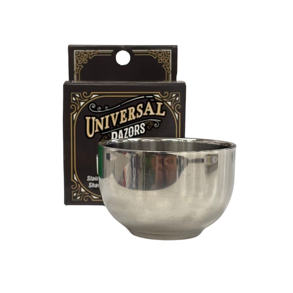 Cuenco Bowl Para Espuma Afeitar De Acero Inoxidable