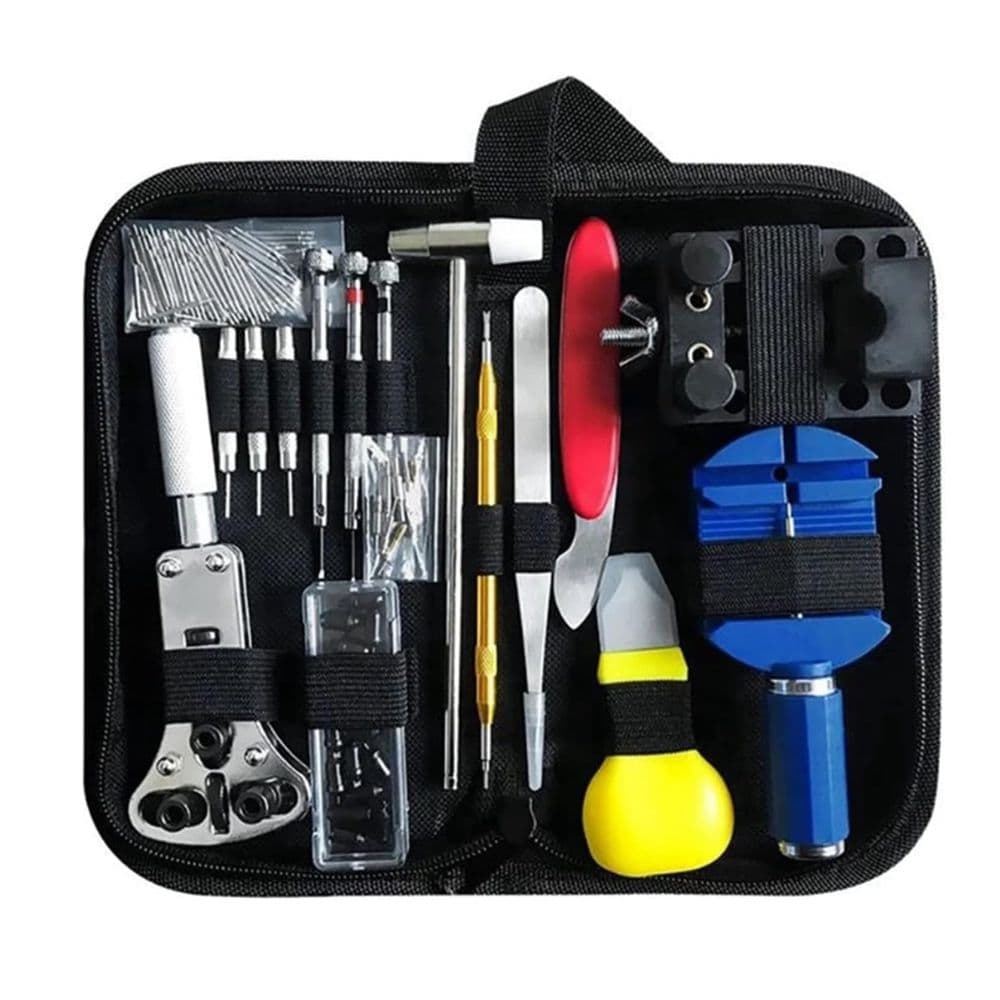 Set Herramientas Reparacion De Relojes Relojería 147 Piezas Relojero