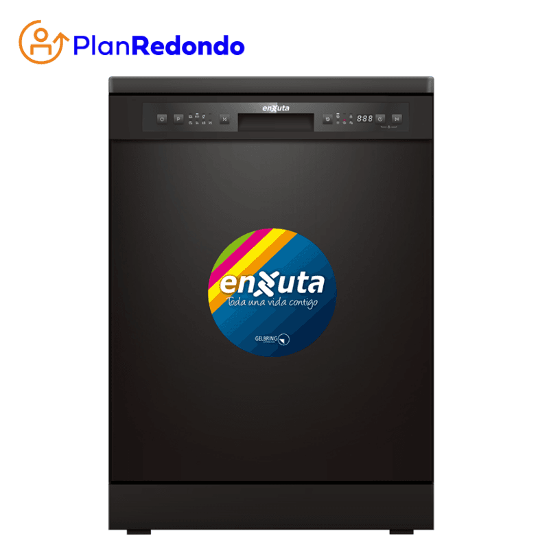 Lavavajillas Enxuta Lvenx913n Con Panel Digital Y 6 Programas