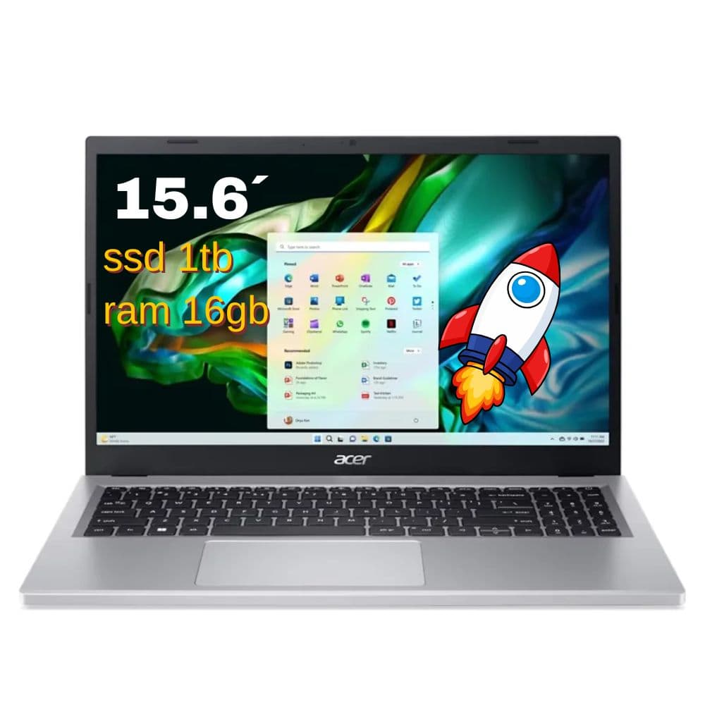 Notebook Acer Aspire Procesador RYZEN 7 Con 16gb Ram Y 1tb Ssd Pantalla 15.6 "